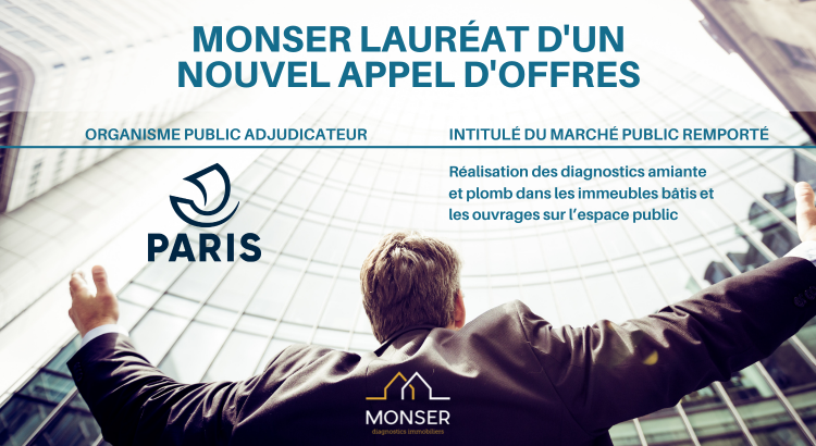 Monser remporte un nouvel appel d’offres pour la ville de Paris