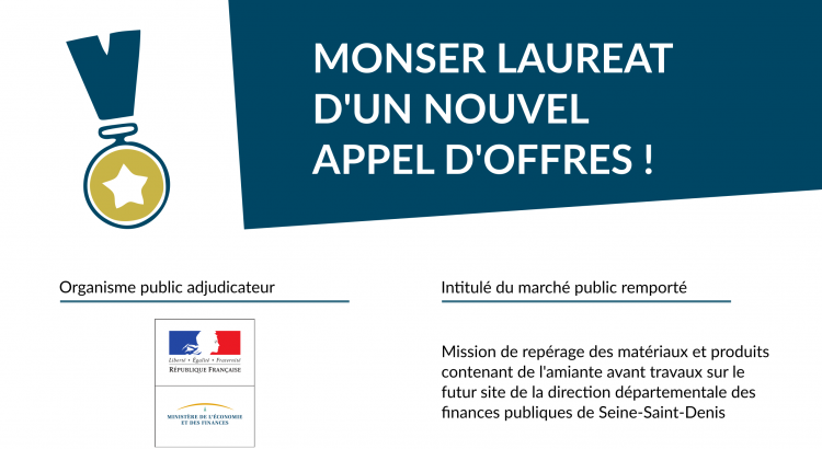 Monser partenaire du Ministère de l’Economie et des Finances à Rosny-sous-Bois