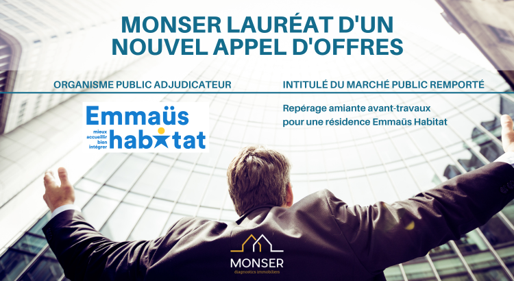 Monser partenaire d'Emmaüs Habitat